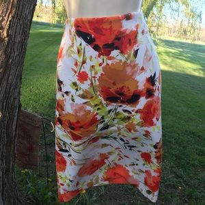 Jones Studio floral pencil skirt 10